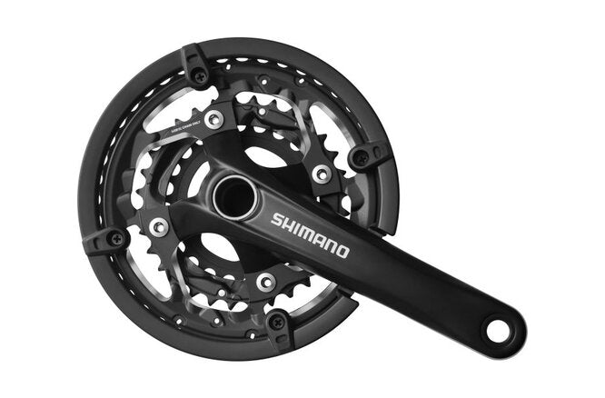 Shimano Kettenradgarnitur LX FC-T551 170 mm 44X32X24... Hosenschutz schwarz