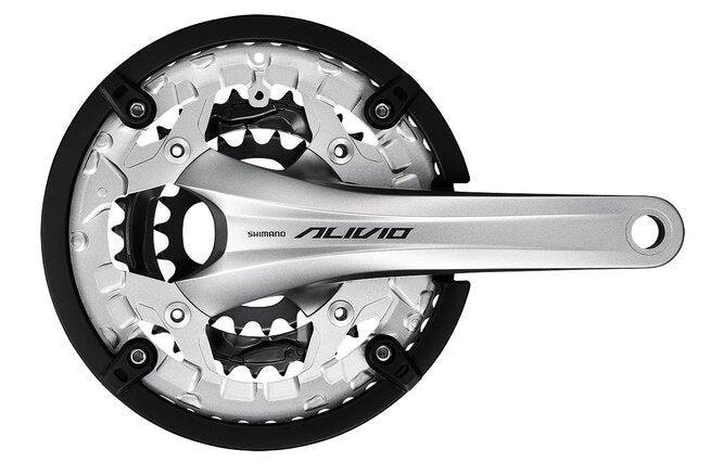 Shimano Kettenradgarnitur ALIVIO FC-T4060 175 mm 44X32X22... Hosenschutz silber