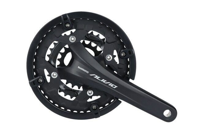 Shimano Kettenradgarnitur ALIVIO FC-T4060 175 mm 44X32X22... Hosenschutz schwarz