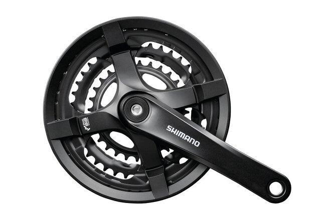 Shimano Kettenradgarnitur TY FC-TY501 170 mm 42X34X24... Hosenschutz schwarz