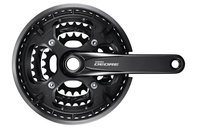 Shimano Kettenradgarnitur DEORE FC-T6010 170 mm 48X36X26... Hosenschutz schwarz