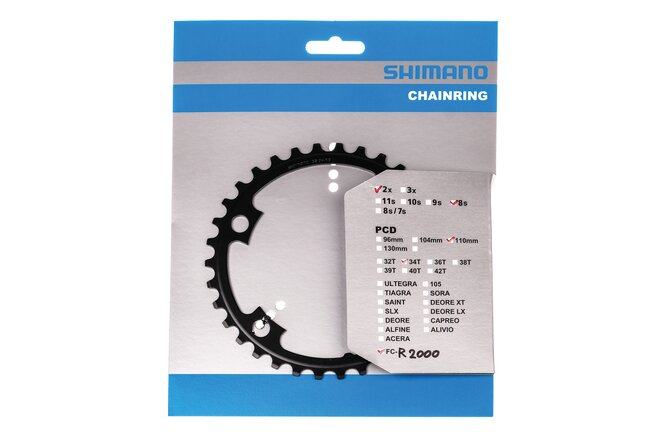 Shimano Kettenblatt FC-R2000 50 Zähne NB für Hosenschutz