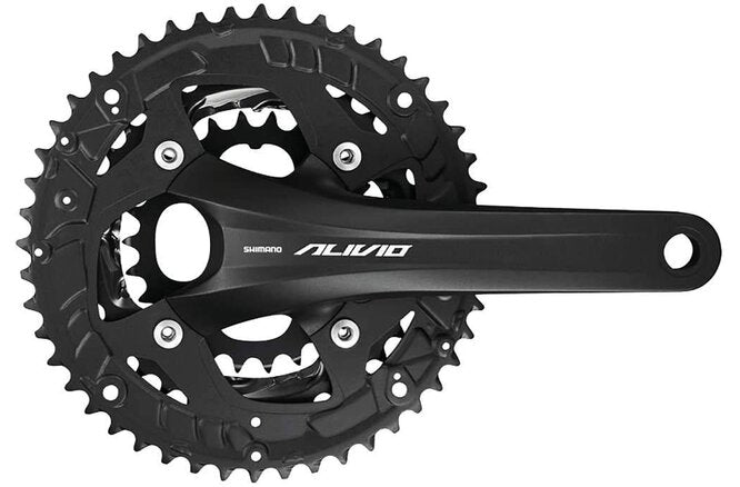 Shimano Kettenradgarnitur ALIVIO FC-T4060 175 mm 44X32X22... schwarz