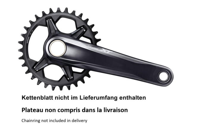 Shimano Kettenradgarnitur XT FC-M8120 170 mm ohne Kettenblatt... CL: 55 mm