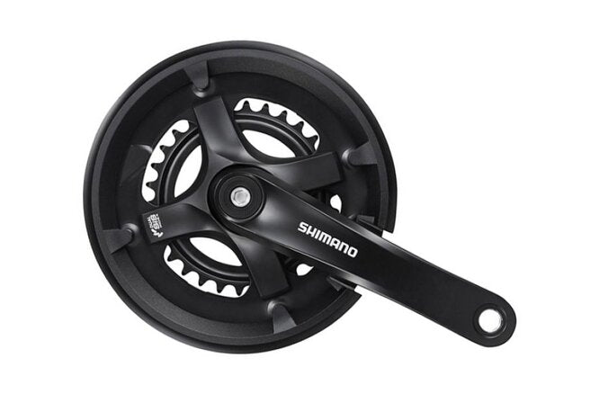 Shimano Kettenradgarnitur TY FC-TY501 170 mm 46X30... Hosenschutz schwarz