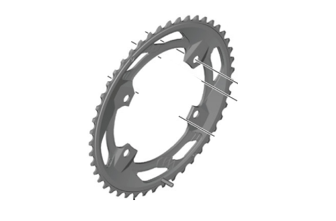 Shimano Kettenblatt FC-RX610-2 46 Zähne NS