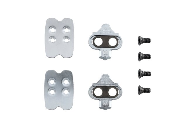 Shimano Schuhplattensatz SM-SH56 SPD Mehrfachausstieg mit... Gegenplatte