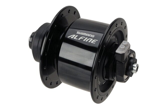 Shimano Nabendynamo ALFINE DH-S501 100 mm Center-Lock... 32-Loch 6V/3.0W QR schwarz