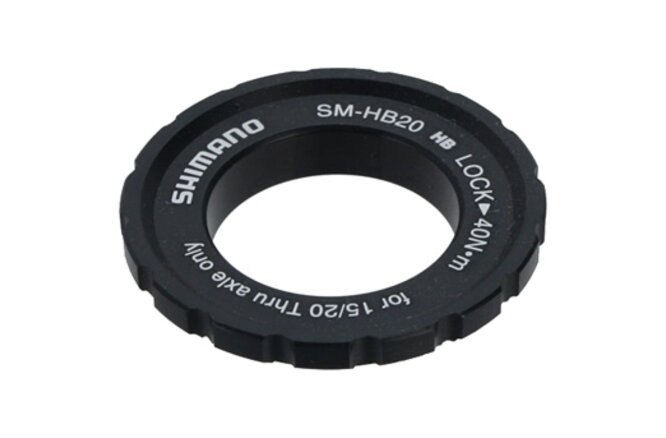 Shimano Lock-Ring Bremsscheibe 15/20mm Steckachse