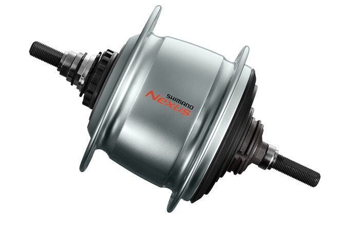 Shimano Getriebenabe NEXUS SG-C6001 8-Gang 36-Loch... Rollenbremsen 132 mm silber