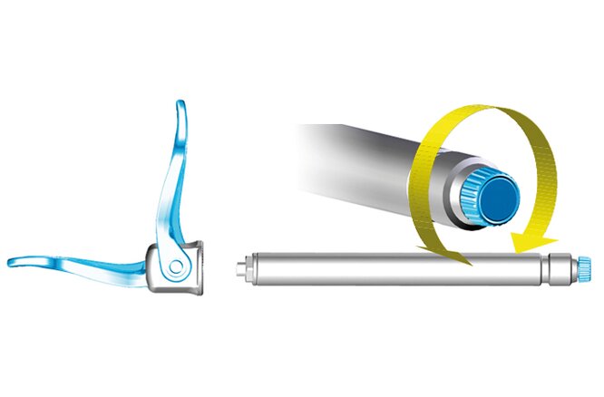 Shimano Road Steckachse SM-AX720 12 mm E-Thru 142 mm