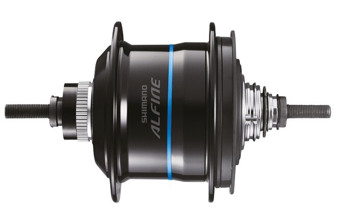 Shimano Getriebenabe ALFINE SG-S7051 11-Gang Di2 32-Loch... Center-Lock 135 mm schwarz