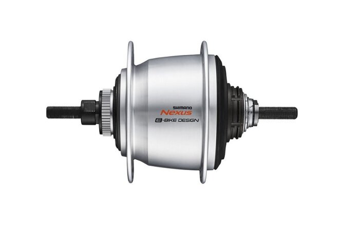 Shimano Getriebenabe NEXUS SG-C7050 5-Gang Di2 32-Loch... Center-Lock 135 mm silber