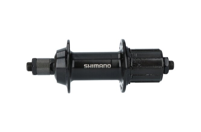 Shimano Hinterradnabe TY FH-TY500 7-Gang 135 mm 36-Loch... Mutterverschluss schwarz