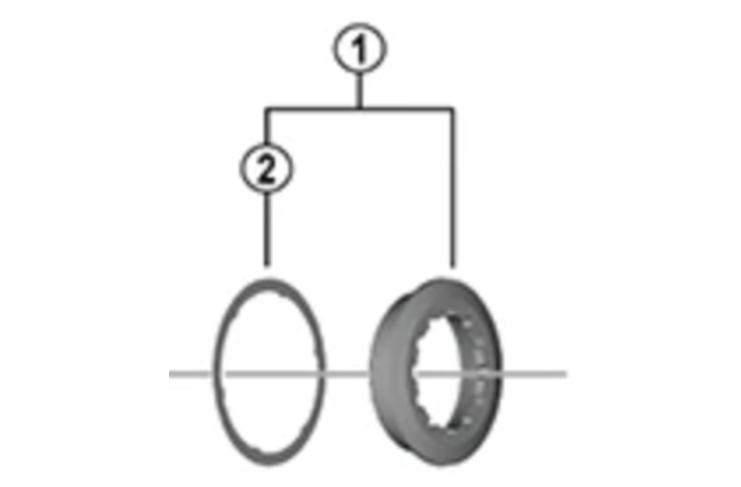 Shimano Lock-Ring & Spacer CS-LG700-11