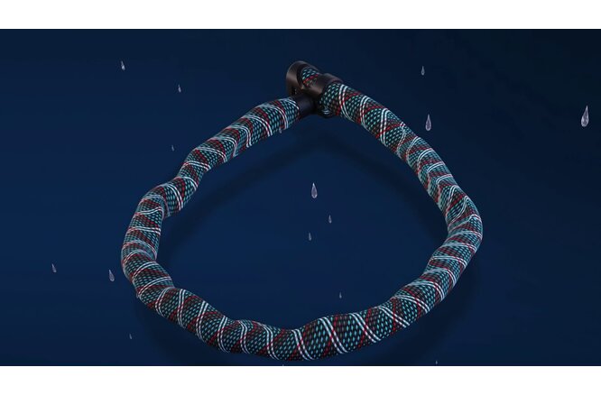 Abus Kettenschloss Ivera Chain 7210/85 ohne Halter metal blue