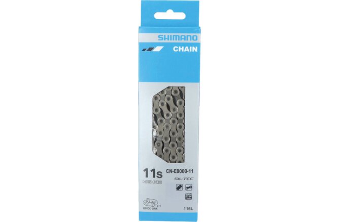 Shimano Kette E-Bike CN-E8000 HG-X 11-Gang 138 Glieder Quick-Link