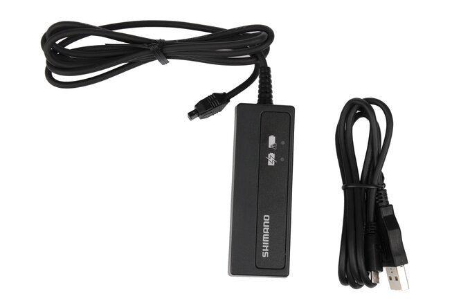 Shimano Ladegerät Di2 SM-BCR2 220V/EU m/Ladekabel USB... Anschluss Box