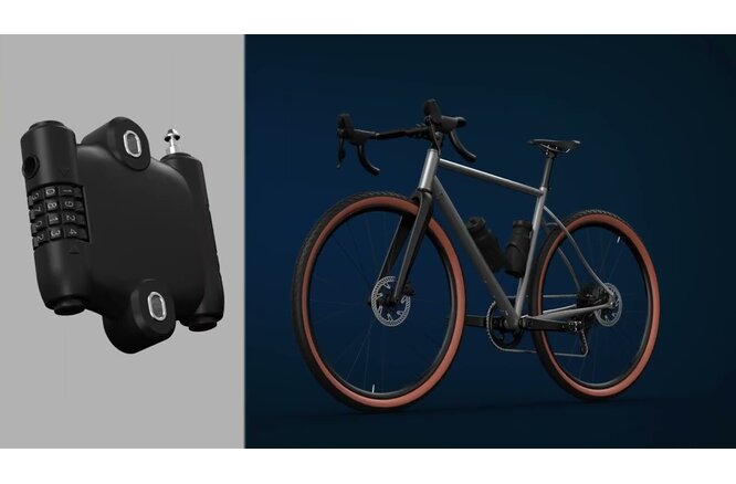 Abus Spezialschloss Sportflex 2504/90 Code schwarz