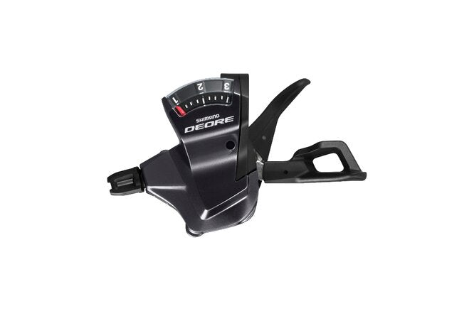 Shimano Schalthebel DEORE SL-T6000 links 3-Gang Ganganzeige... schwarz