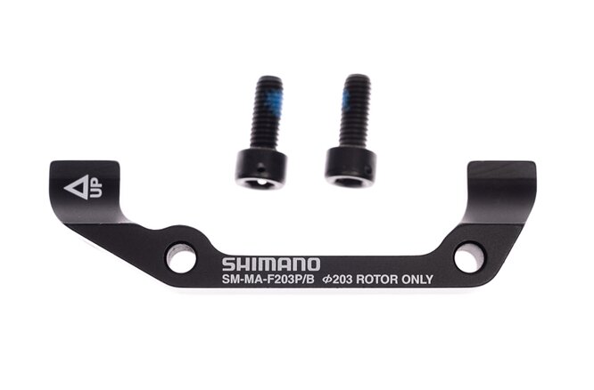 Shimano Adapter SM-MA Postmount>Boxxer 203 mm mit... Schrauben/Draht