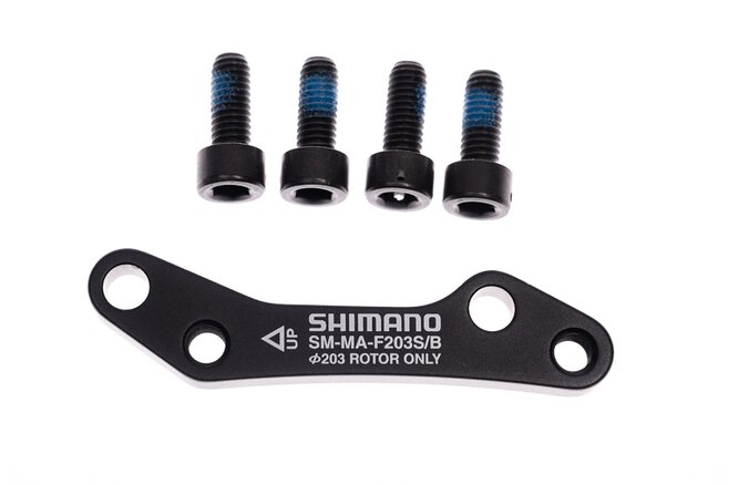 Shimano Adapter SM-MA Standard>Boxxer 203 mm mit... Schrauben/Draht