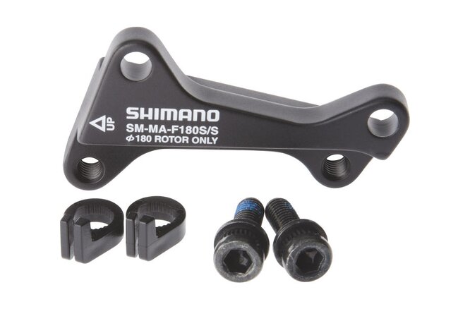 Shimano Adapter SM-MA Standard>Standard 180 mm mit... Schrauben/Stop-Ring Box