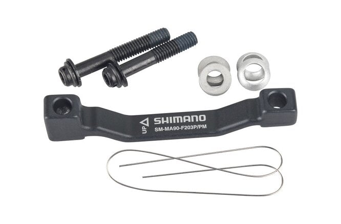 Shimano Adapter SM-MA90 Postmount 180> Postmount 203... mm mit Schrauben Box