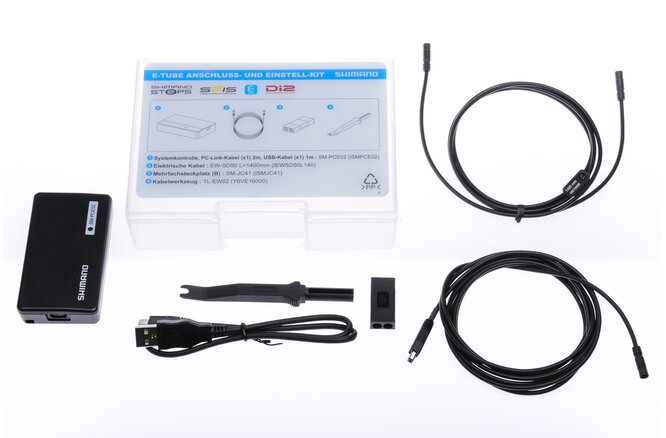 Shimano Diagnosegerät Set SM-PCE02 Di2... (SM-PCE02,EW-SD50,EW-SD300,EW-JC304,TL-EW02/300,SM-JC41)