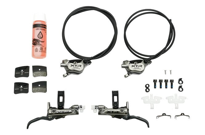 Shimano Scheibenbremsen-Set XTR BR-M9220 mit BL-M9220 Upgrade... Kit vorne & hinten Box