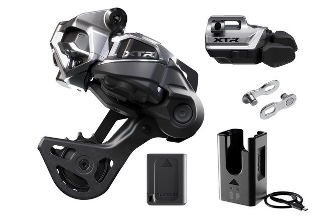 Shimano XTR Di2 Upgrade Kit, Set mit RD-M9250... -GS/SW-M9250-IR/BT-DN320/EC-DN100/SM-CN910-12 Box