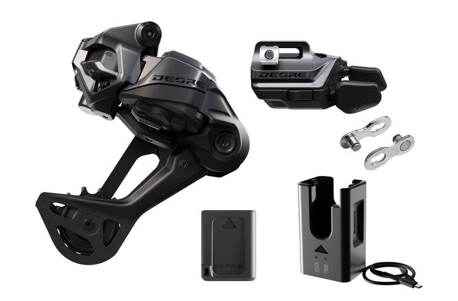 Shimano Deore Di2 Upgrade Kit, Set mit RD-M6250-SGS/... SW-M6250-IR/BT-DN320/EC-DN100/SM-CN910-12 Box