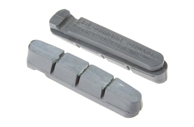 Shimano Bremsgummi R55C3 für Carbonfelgen mit... Befestigungsschraube Paar