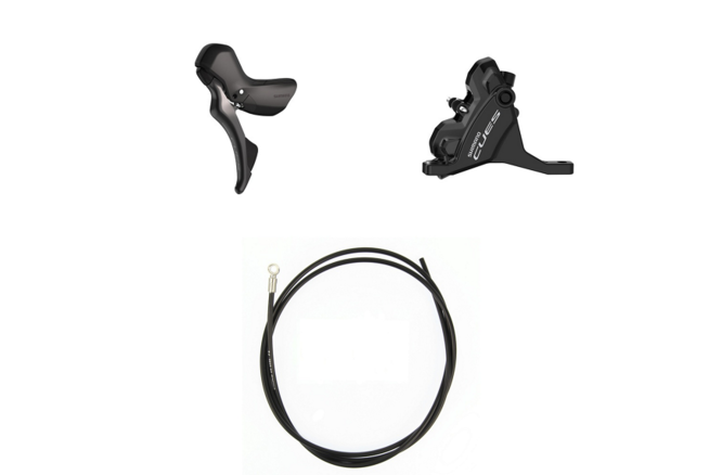 Shimano Scheibenbremsen-Set CUES BR-U6030 mit ST-U6030... vorne schwarz