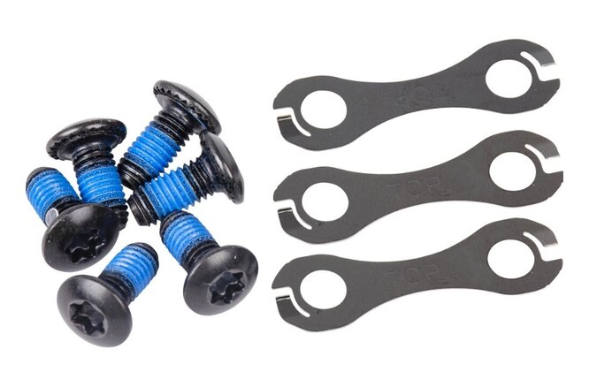 Shimano 6-Loch Befestigungsschraube mit... Unterlagscheiben 6 Stk.