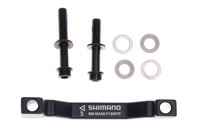 Shimano Adapter vorne SM-MA90 Postmount> Postmount 180 mm... mit Schrauben/Draht Box
