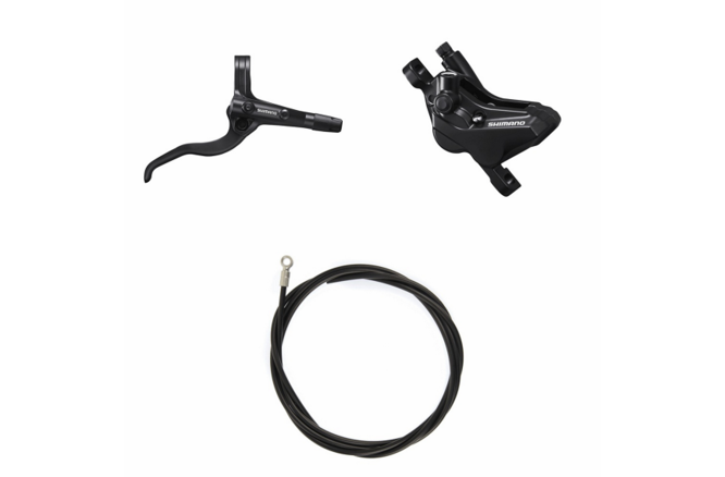 Shimano Scheibenbremsen-Set BR-MT420 mit BL-MT401 hinten... schwarz