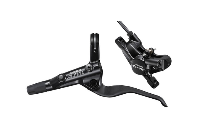 Shimano Scheibenbremsen-Set ALFINE BR-S7000 mit BL-S7000... vorne schwarz