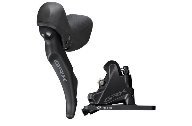 Shimano Scheibenbremsen-Set GRX BR-RX400 mit ST-RX600 vorne