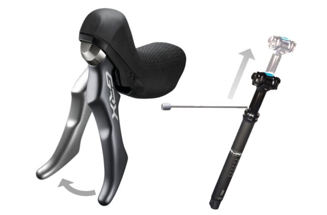 Shimano Bremshebel GRX ST-RX810 Sattelstützenremote