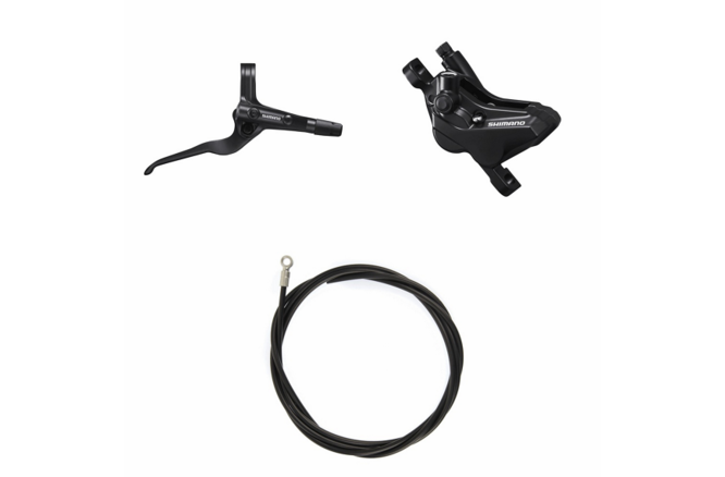 Shimano Scheibenbremsen-Set BR-MT420 mit BL-MT402-3 hinten... schwarz
