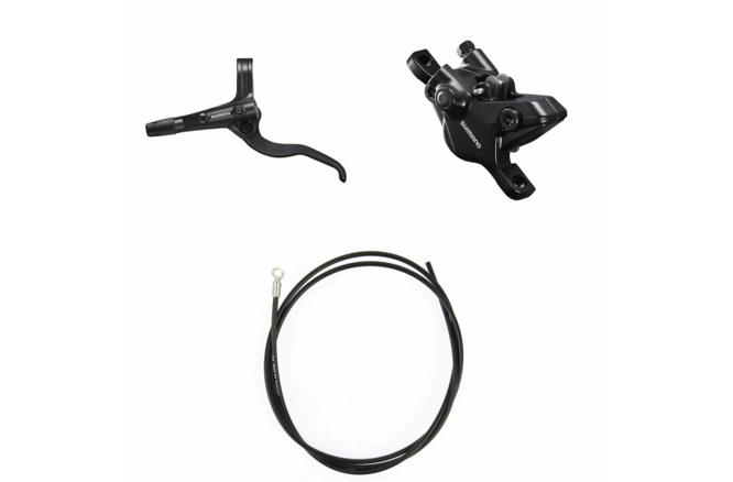 Shimano Scheibenbremsen-Set BR-MT410 mit BL-MT401 vorne schwarz