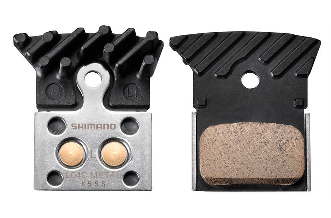 Shimano Bremsbeläge L04C Metall mit Lamellen Paar