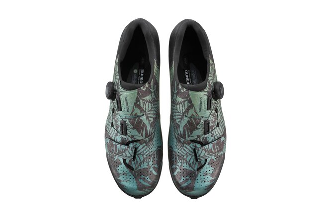 Shimano Men Gravel SH-RX8 Schuh SPD tropical leaves