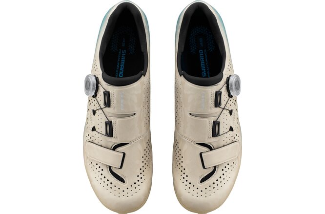 Shimano Men Gravel SH-RX6 Schuh SPD beige blue