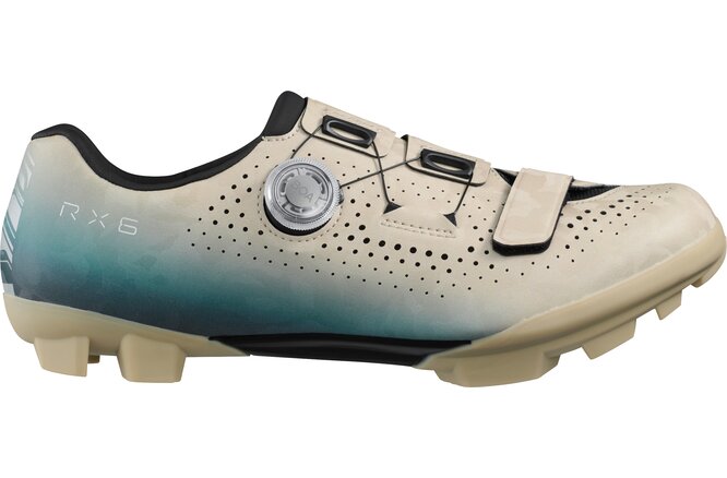 Shimano Men Gravel SH-RX6 Schuh SPD beige blue