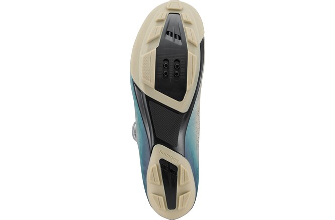 Shimano Men Gravel SH-RX6 Schuh SPD beige blue