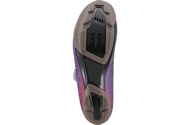 Shimano Women Gravel SH-RX6 Schuh SPD gray purple