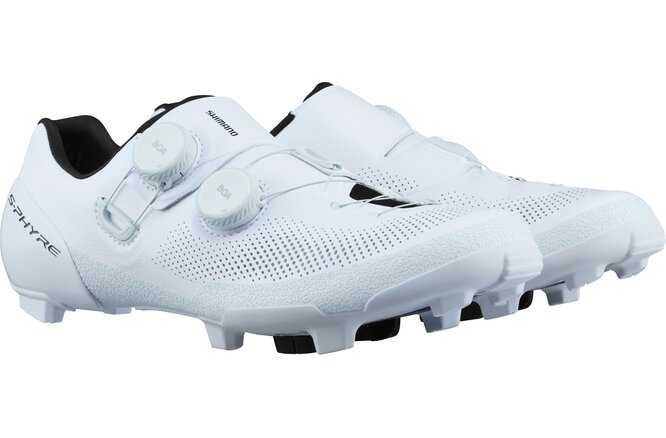 Shimano Men Gravel SH-RX9 S-PHYRE Schuh SPD white