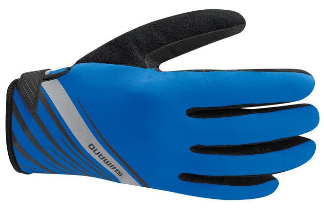Shimano Long Gloves blue